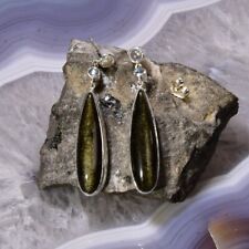 Gold Obsidian Ohrring, 925er