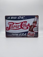 Blechschild Pepsi Cola 20x30cm