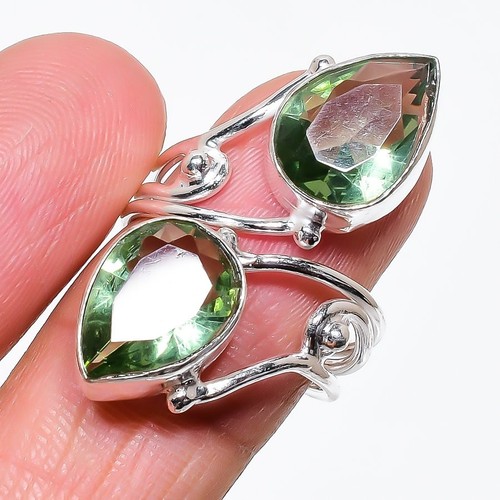 Grüner amethyst edelstein 925 - amethyst,