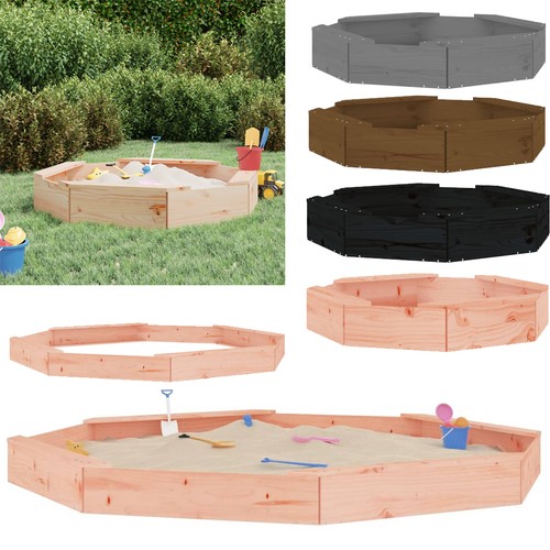 Sandkasten mit sitzen achteck - sandkasten,