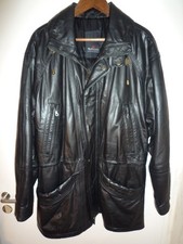 M. FLUES Herren Lederjacke - Gr. 54 - schwarz