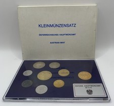 Österreich Kleinmünzensatz Austrian Mint Wien – Komplett im Etui - 1981