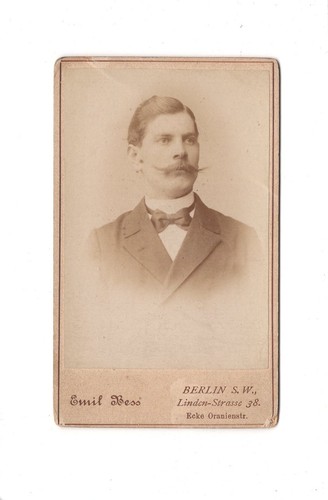Cdv foto herrenportrait - foto,