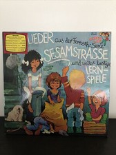 LIEDER  aus der Fernseh Serie SESAMSTRASSE und weiter lustige Lernspiele - LP