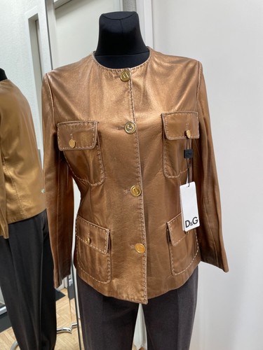 Dolce gabanna lederjacke - d&g, dolce&gabanna