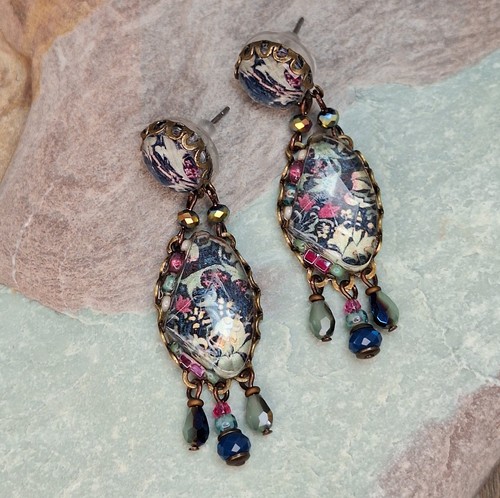 Boho vintage ohrringe - boho,
