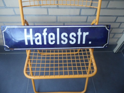 Altes emaille schild - altes,