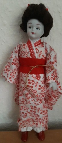 Geisha puppe - geisha,puppe,
