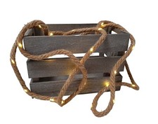 Tau mit LED Beleuchtung warmweiß 3m Lichterkette Seil beleuchtet Deko