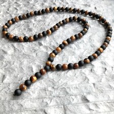 Tigerauge Y-Kette Rosenkranz