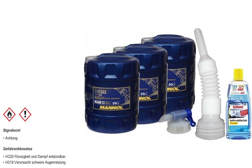 60l mannol motoröl - 60l,