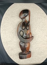 Afrikanische, handgeschnitzte Holz-Skulptur -70er Jahre