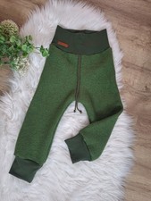 NEU Handmade Woll Walk Hose grün Schurwolle Anzug Outdoor 86 92 98 Regen Matsch