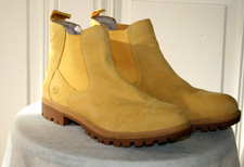 TAMARIS robuste Chelsea Boots gelb Leder wenig getragen in  Gr.  40