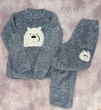 Gemütliches Winter-Pyjama-Set mit niedlichem Bär-Design