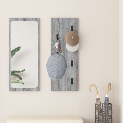 Wandgarderobe holz flur - wandgarderobe,