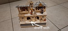 Deko Weihnachtsdorf, mit Beleuchtung und Spieluhr