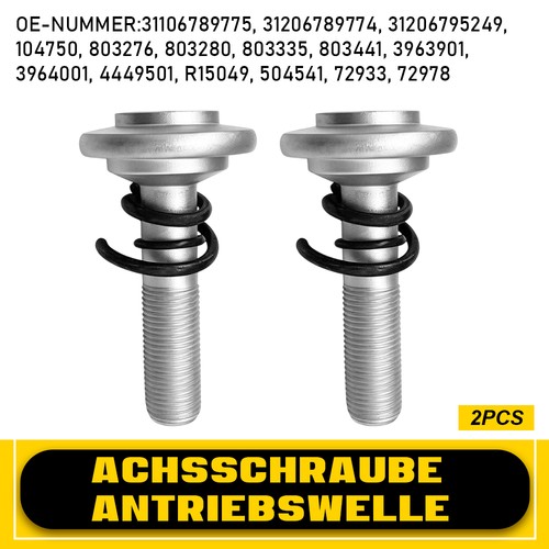 Achsschraube antriebswelle - achsschraube,