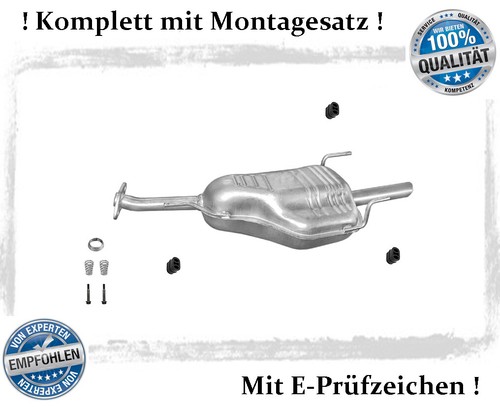 Endschalldämpfer für opel - für,
