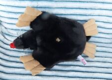 Sigikid Kuscheltier "Maulwurf" schwarz Höhe ca. 24cm mit Kennung