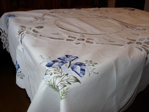 Handarbeit tischdecke - handarbeit,
