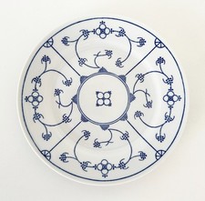 DDR Vintage Jäger Eisenberg Speiseteller Essteller Indisch Blau Strohblume