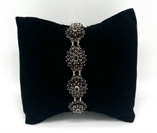 900/- Silber Armband, Granat