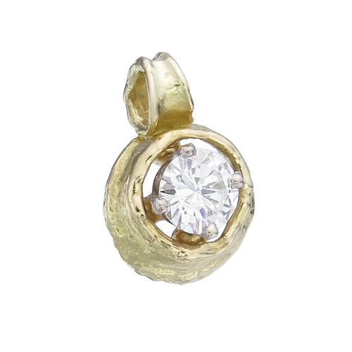 Brilliant pendant 750 yellow