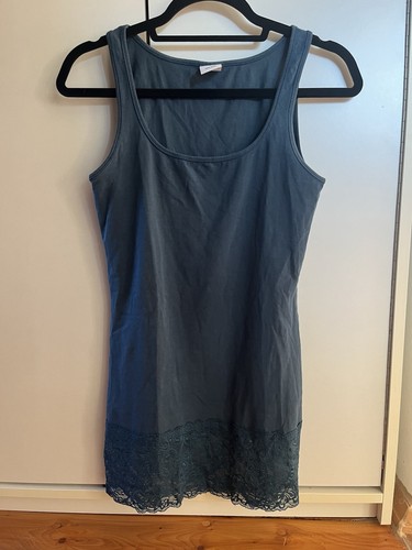 Tanktop damen lang spitze - damen,