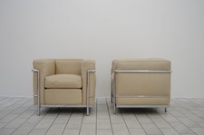 Cassina LC2  LCZ Naturale Z Leder Grand Confort Le Corbusier Ledersessel 1 (2)
