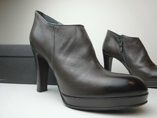 ALBERTO FERMANI ZUMA Plateau Schuhe Stiefel Leder Braun Schwarz Italy Gr.40 Neu