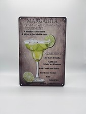 Blechschild cocktail margarita - cocktail,