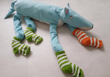 Ikea Hund Barnslig Wolf Plüschtier Stofftier Kuscheltier blau