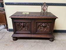 Antik - Truhe, Kommode, Vertiko, Schuhschrank - Neogotik - Lieferung möglich!