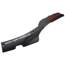 Seitenleiste links rot-schwarz matt Seitenverkleidung Seitenabdeckung GY6 Mokick