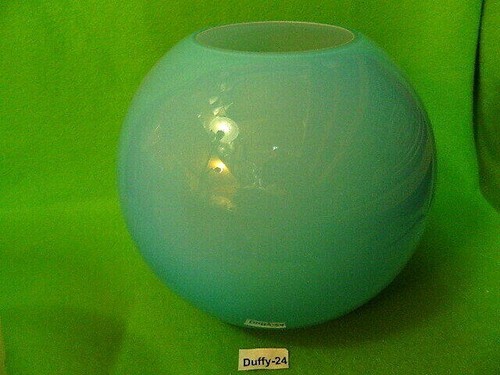 Glas vase blue - vase, 24
