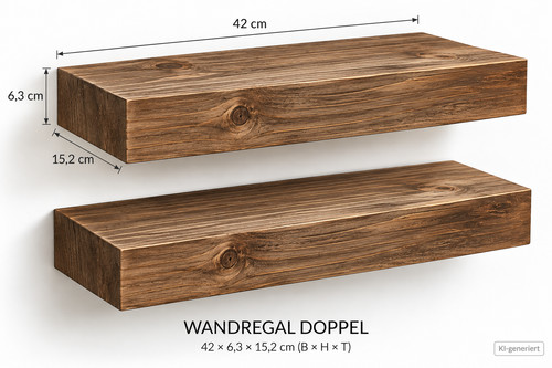 Spiretro wandregal 2er set - wandregal,