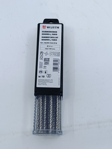 10x würth hammerbohrer - 10x,