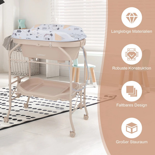 Baby wickeltisch mit badewanne - wickeltisch,