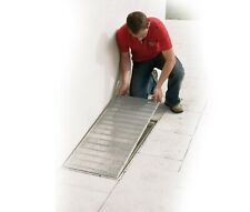 2 x Alu-LICHTSCHACHT-ABDECKUNG + Klammern KELLERSCHACHT ALU-GITTER 60 x 120 cm