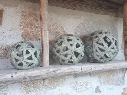 Kugel antik grün - kugel,
