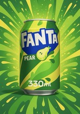 Fanta Pear 0,33 L Dose UK -