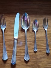 Versilbertes Besteck, 6 Personen, 90 er , Martin (Wilkens) Chippendale