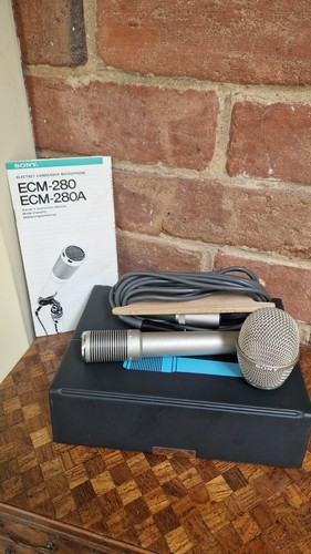 Vintage sony ecm 280 elektret - ecm-280,
