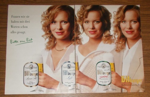 Seltene werbung bitburger pils - seltene,