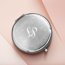 Handspiegel mit Gravur Taschenspiegel personalisiert Farbauswahl