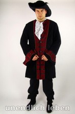 PIRATEN JACKE 3 Farben Gehrock