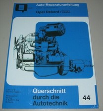 Reparaturanleitung Opel Rekord
