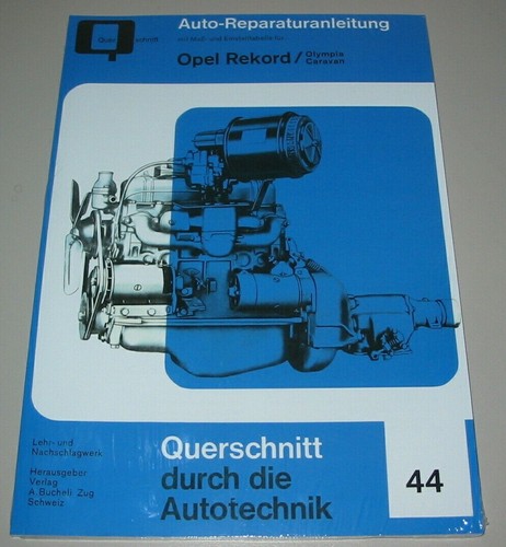 Reparaturanleitung opel rekord - opel,