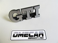 GTI Schriftzug Emblem Zeichen OE 191853679 L Grill Kühlergrill für den VW Golf 2